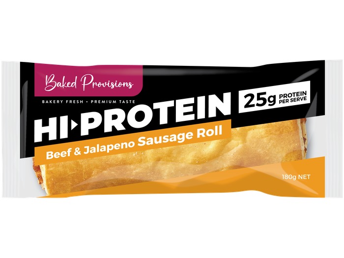 High Protein Beef & Jalapeno Sausage Roll
