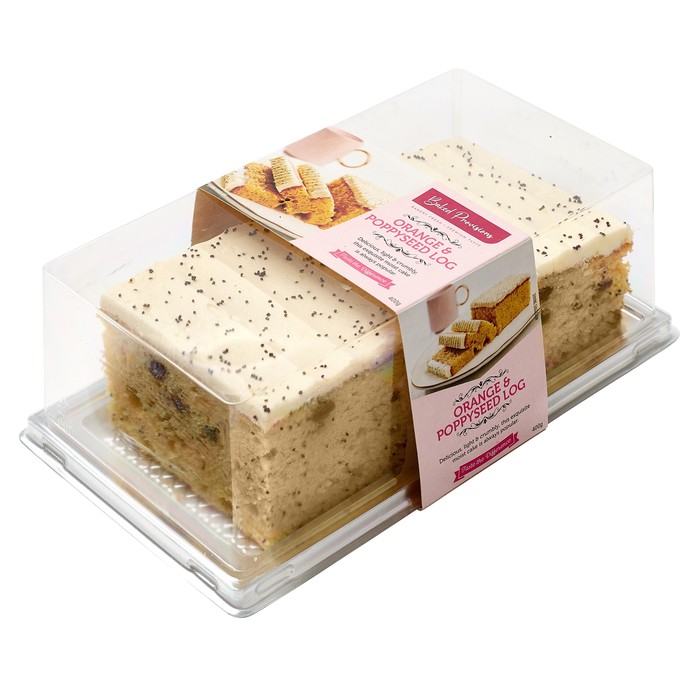 Orange & Poppy Seed Log