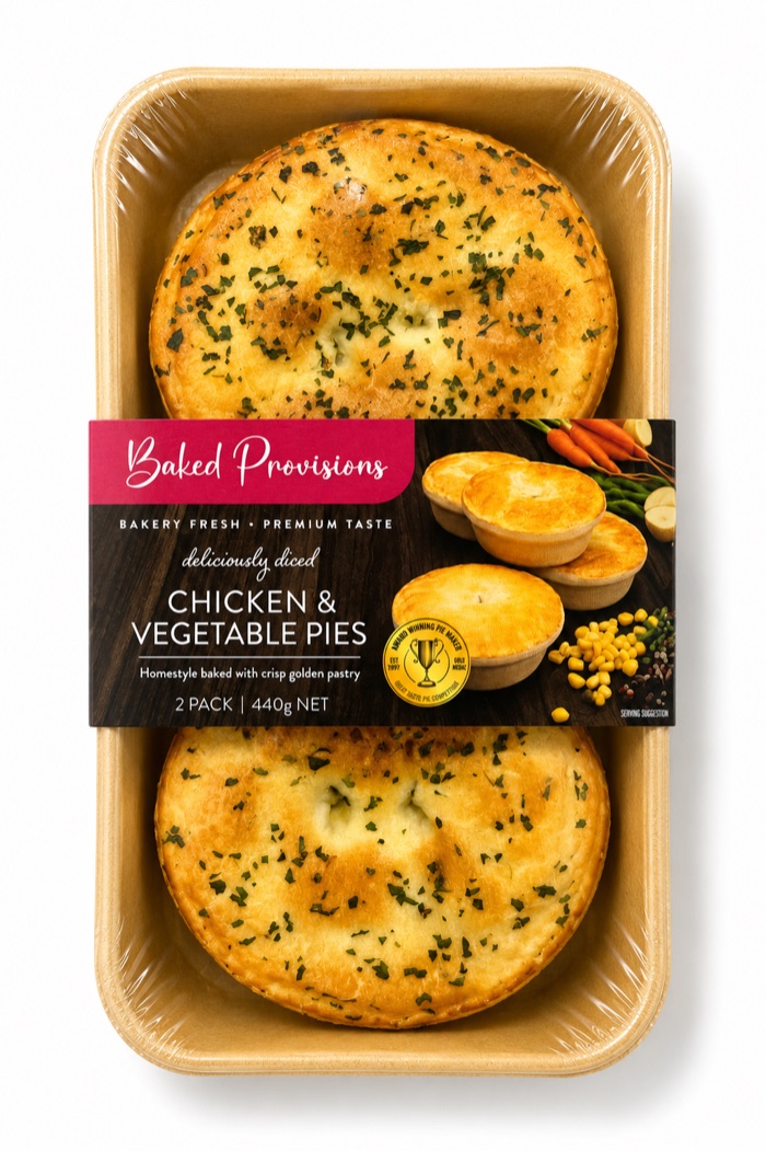 Chicken & Vegetable Pie
